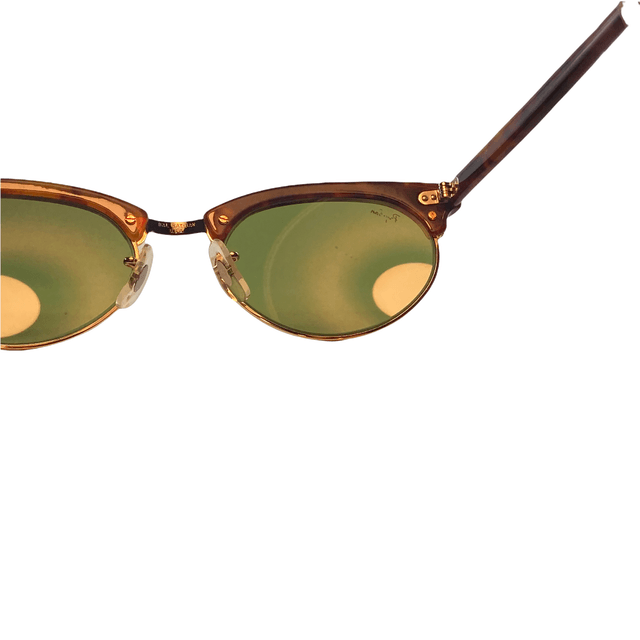 Ray Ban Clubmaster W1265 B&L USA vintage sunglasses, new old stock