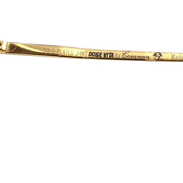 Dolce Vita by Casanova NM9 luxury sunglasses 24kt gold Plated 