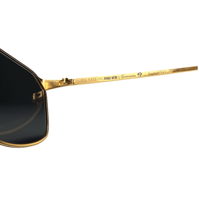 Dolce Vita by Casanova NM7 luxury sunglasses 24kt gold Plated 