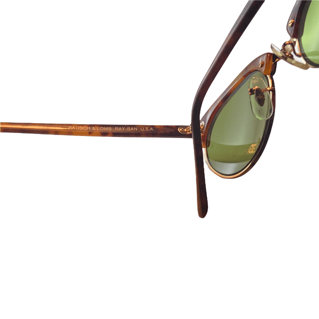 Ray Ban Clubmaster W1265 B&L USA vintage sunglasses, new old stock