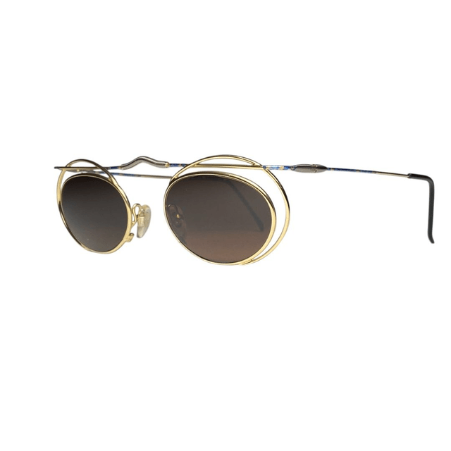 Casanova LC38 luxury vintage sunglasses 24 KT gold plated 