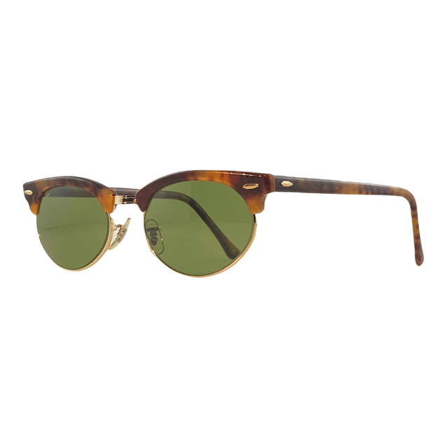 Ray Ban Clubmaster W1265 B&L USA vintage sunglasses, new old stock